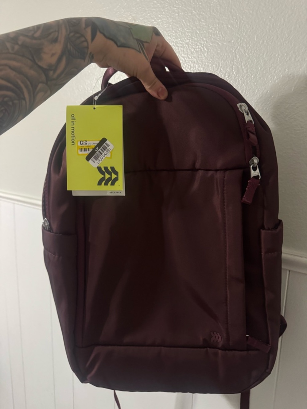 all in motion Burgundy Men's Everyday Backpack
